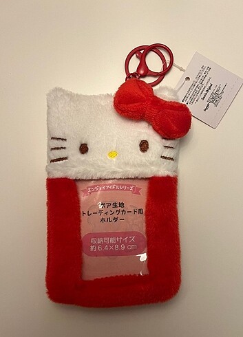 Hello Kitty Hellokitty kırmızı pelus holder