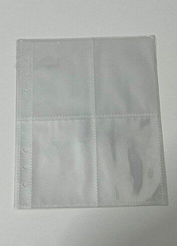  10 adet A5 binder sayfasi 6 delikli