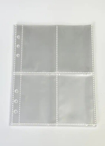 10 adet A5 binder sayfasi 6 delikli