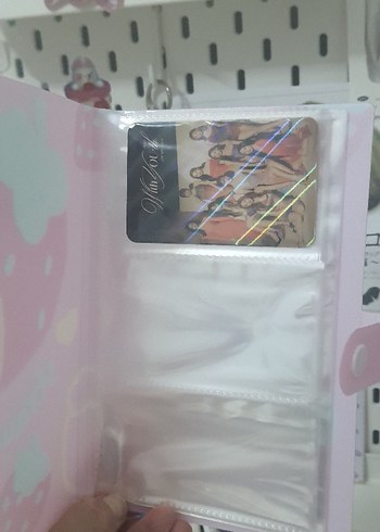 Pembe Pastel Çilek Desenli Binder - Görsel 2