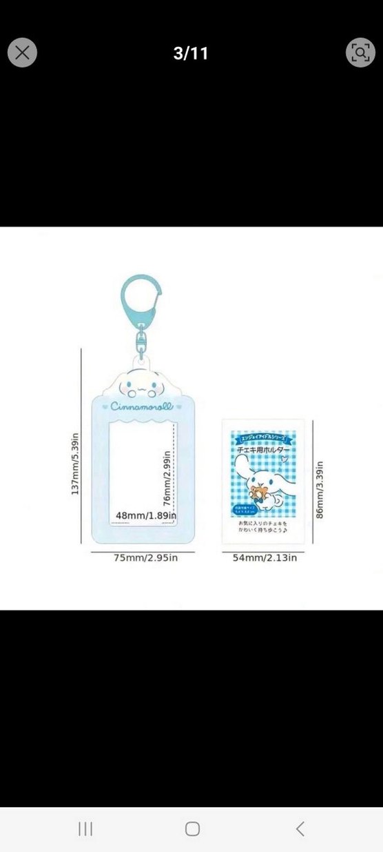 Cinnamoroll Holder / Kartlik - Görsel 4