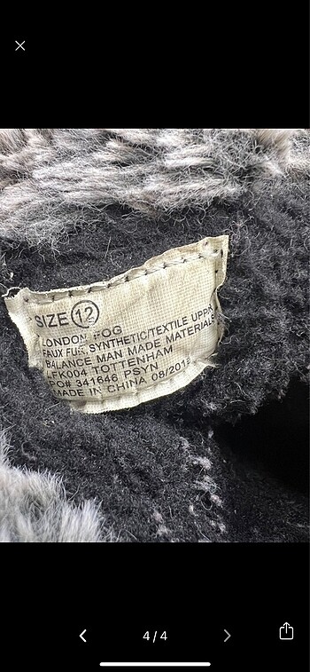 Yağmur çizmesi içi peluş - Görsel 4