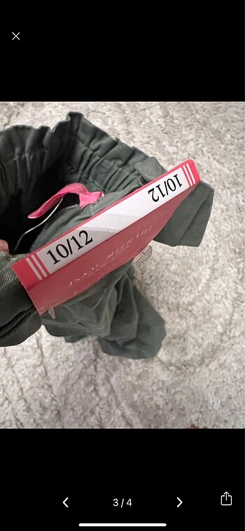 Kız çocuk pantolon yeni ve etiketli dir - Görsel 3