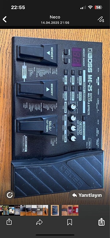 Boss gitar pedalı