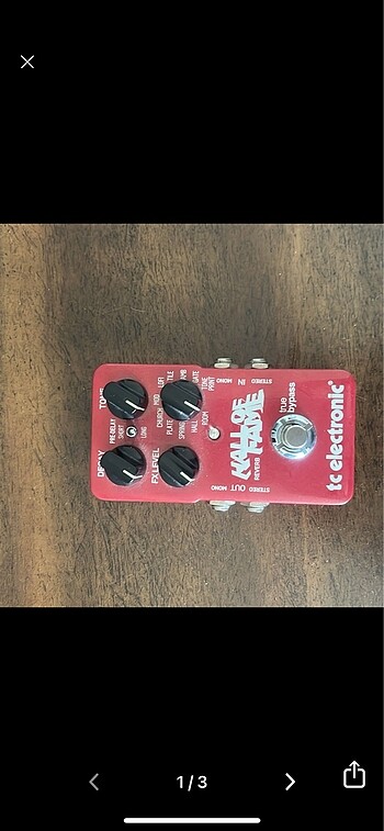 Tc elektrik gitar efekt pedalı