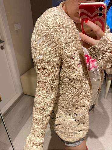 xl Beden Pudra hırka