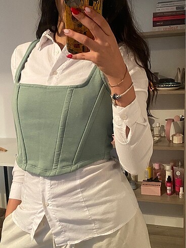 Trendyol mint corset ????????