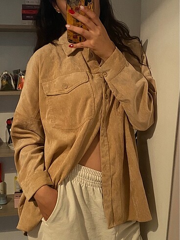 Stradivarius Stradivarius Camel Overshirt