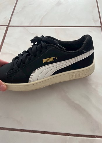 Puma Siyah Bağcıklı Kadın Spor Ayakkabı
