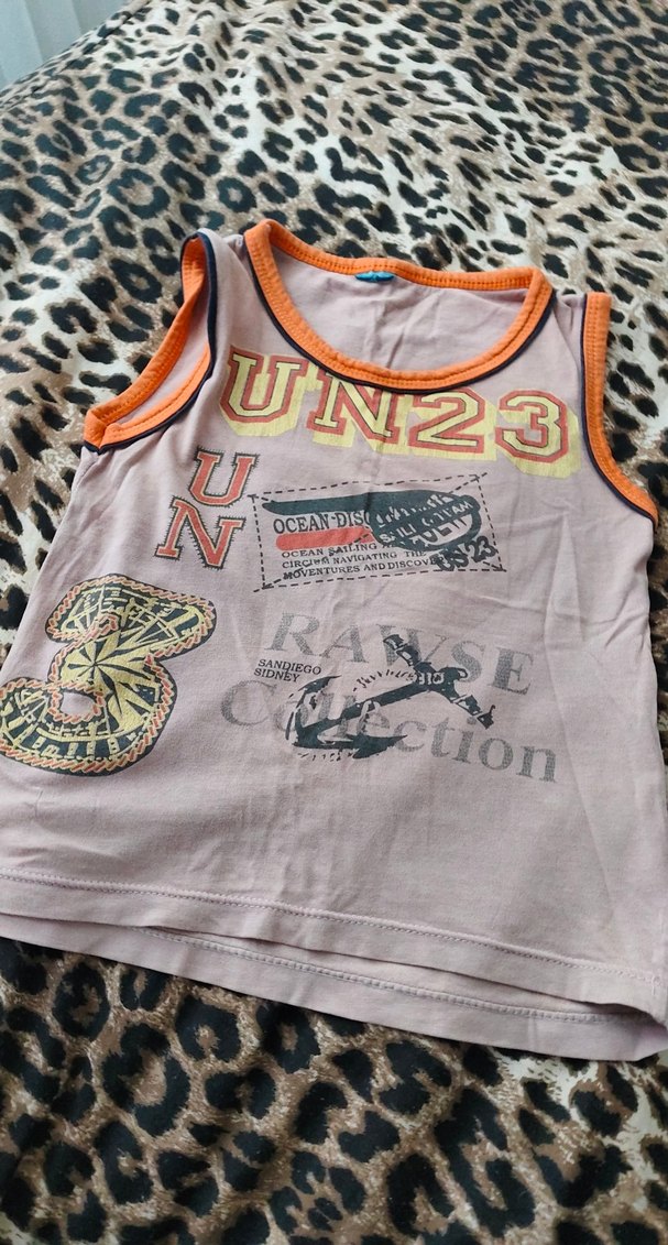 Baskılı Erkek Çocuk Atlet Üstü - Görsel 3