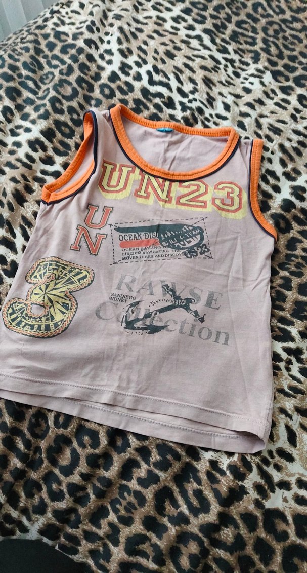 Baskılı Erkek Çocuk Atlet Üstü - Görsel 5