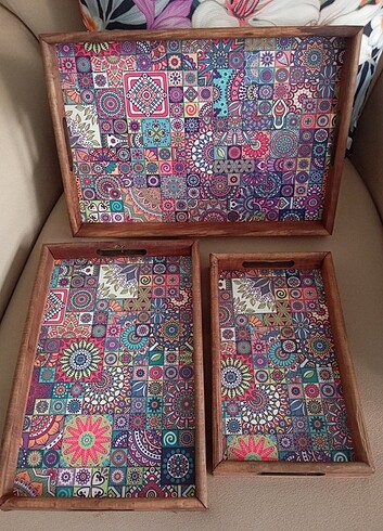 Çay. Kahve tepsı - Görsel 2