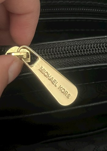 Orijinal Michael Kors Siyah Deri Kadın Çanta - Görsel 11