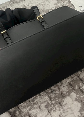 Orijinal Michael Kors Siyah Deri Kadın Çanta - Görsel 16