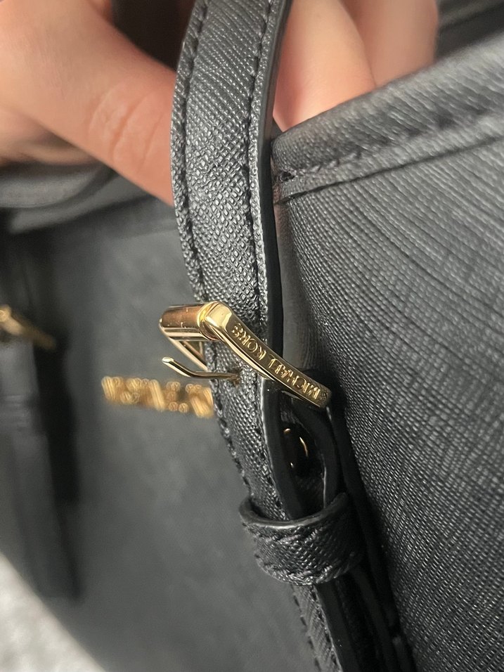 Orijinal Michael Kors Siyah Deri Kadın Çanta - Görsel 5