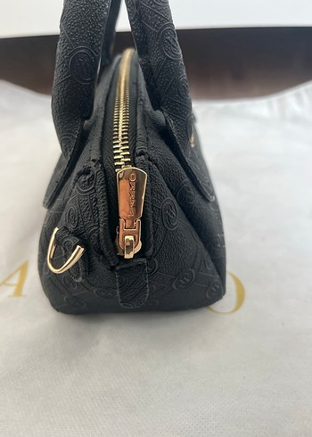 Zincir ve deri askılı toz torbalı Vakko mini - Görsel 8