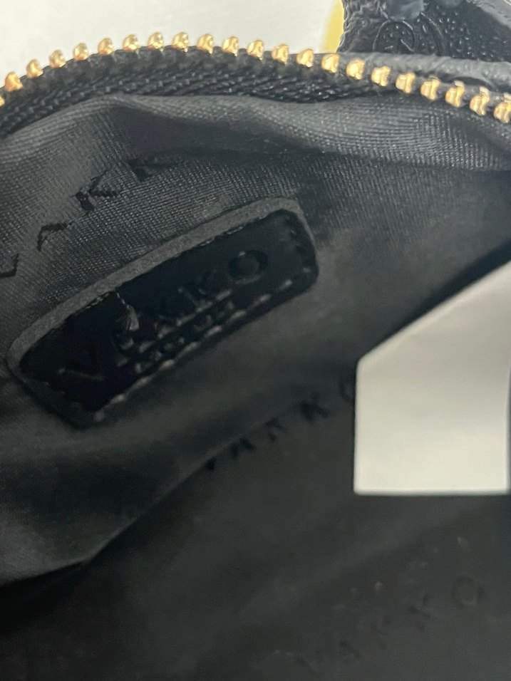 Zincir ve deri askılı toz torbalı Vakko mini - Görsel 5