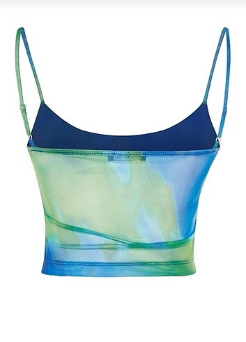 Trendyol & Milla Askılı crop esnek örme bluz