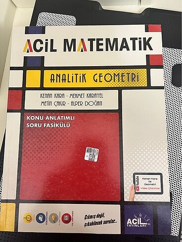Acil yayınları analitik geometri fasikülü
