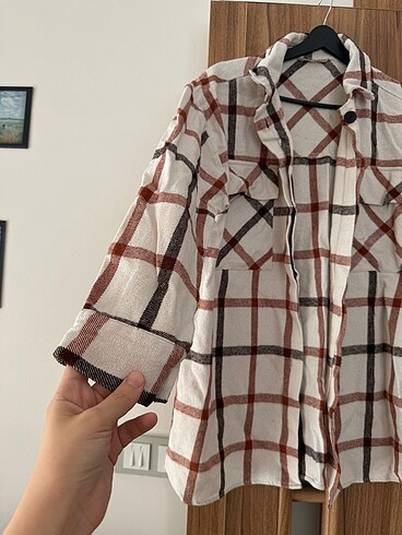 LC Waikiki oversize ekose oduncu gömleği