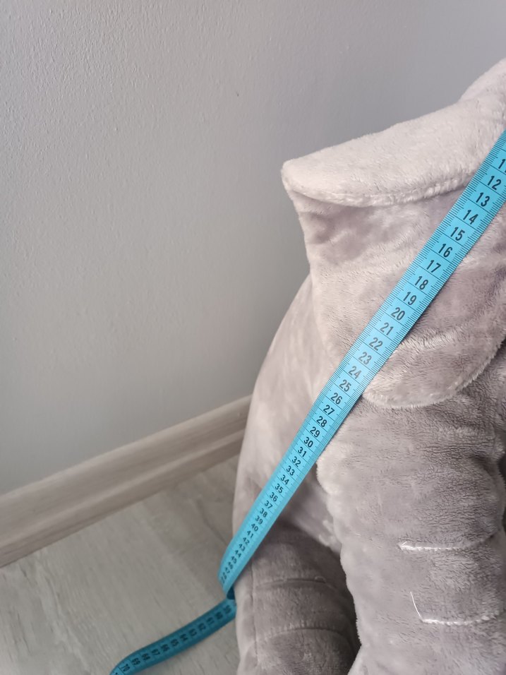 Gri Peluş Fil Oyuncak - Görsel 2