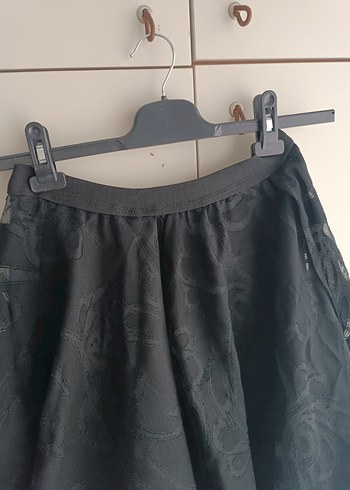 Siyah Drapeli Uzun Gotik Etek - Görsel 5