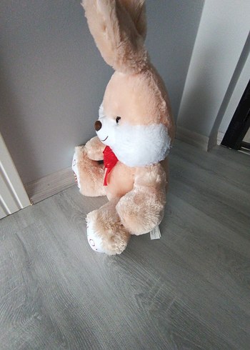 Bej Peluş Tavşan Oyuncak - Görsel 5