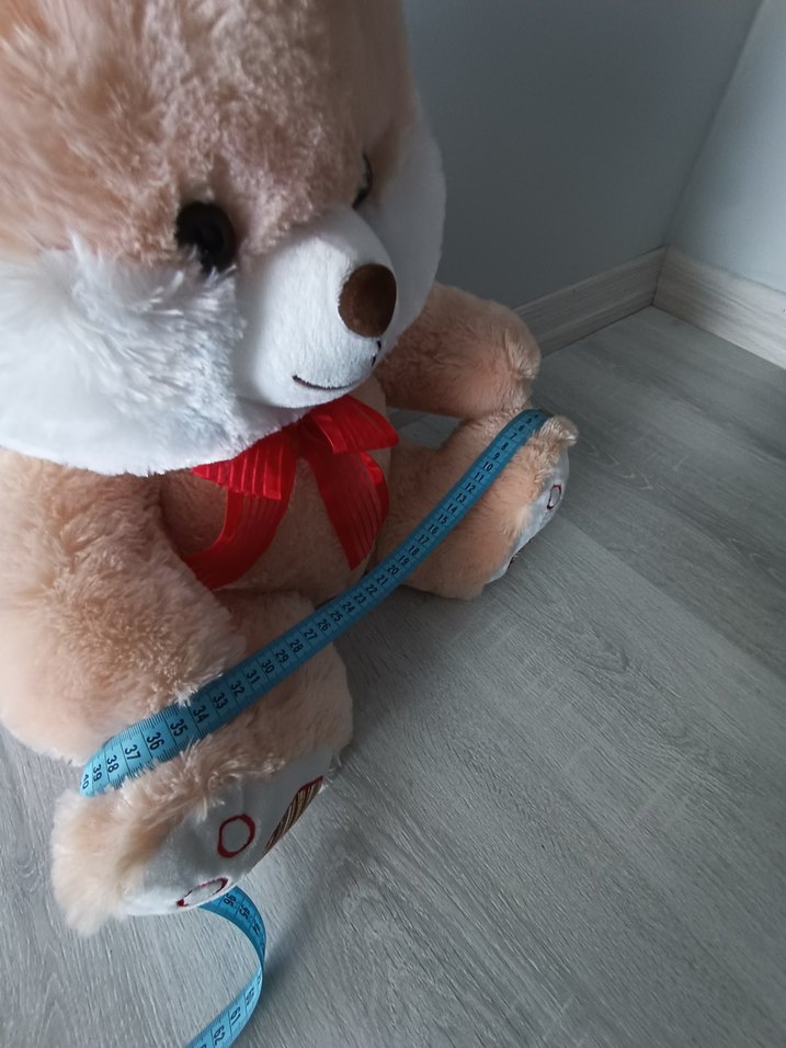 Bej Peluş Tavşan Oyuncak - Görsel 2