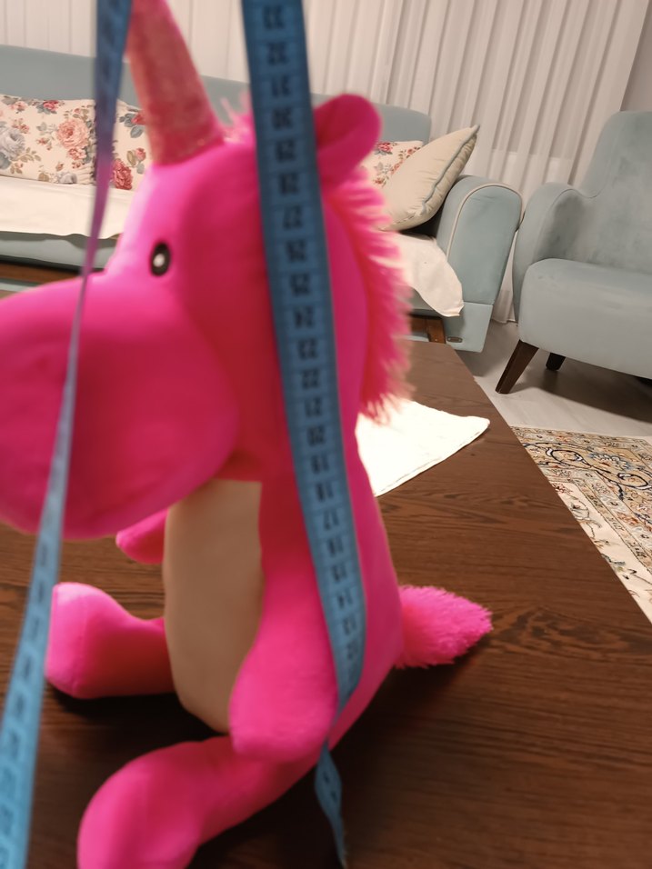 Pembe kadifemsi dokusuyla oyuncak - Görsel 4