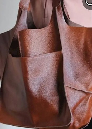 Kadın Yeşil yumuşak deri Çanta - Görsel 5