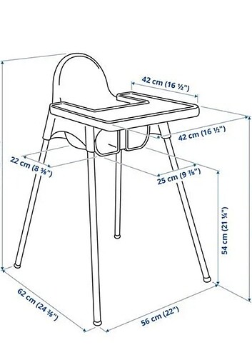 Ikea Ikea antilop Mama sandalyesi 