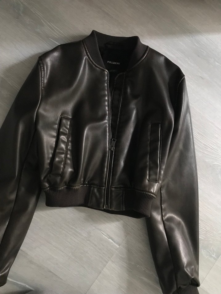 Pull & Bear deri ceket - Görsel 2