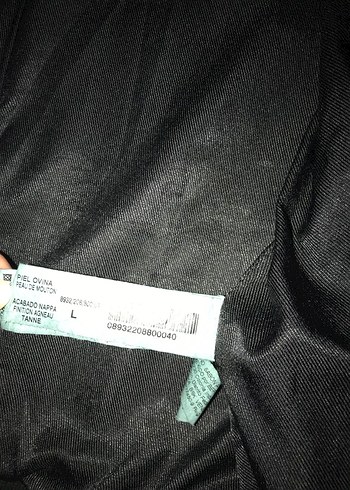 Bershka siyah deri ceket - Görsel 9