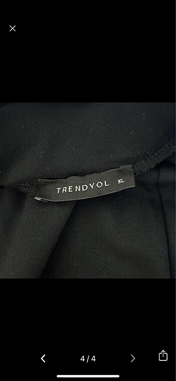 xl Beden siyah Renk trendyol etek