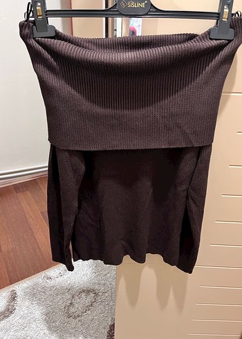 Kahverengi Kadın Triko Kazak - Görsel 4