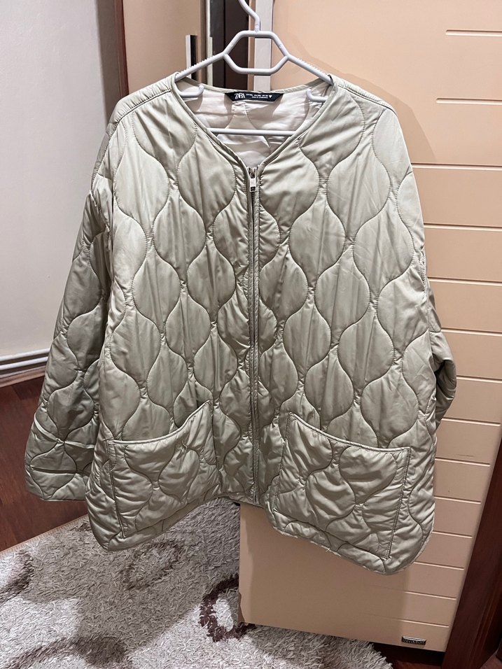 Düğmeli Gri Kadın Midi Ceket - Görsel 2