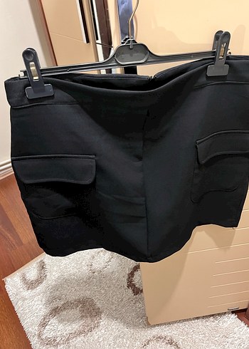 Kadın Siyah Mini Etek - Görsel 4