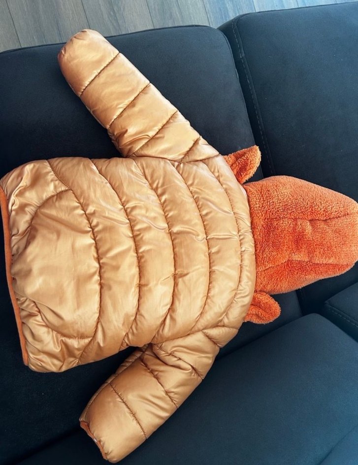 Kürklü Kapüşonlu Erkek Çocuk Mont - Görsel 2