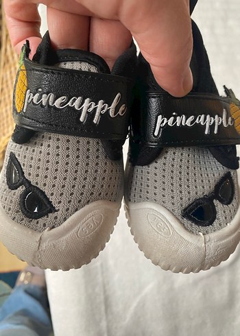 Gri Desenli Erkek Bebek İlk Adım Ayakkabısı - Görsel 4