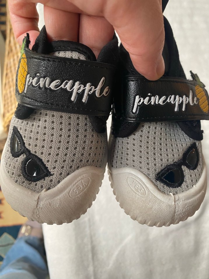 Gri Desenli Erkek Bebek İlk Adım Ayakkabısı - Görsel 4