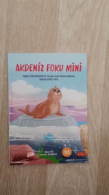 Çocuk okuma kitabı Akdeniz Foku Mini