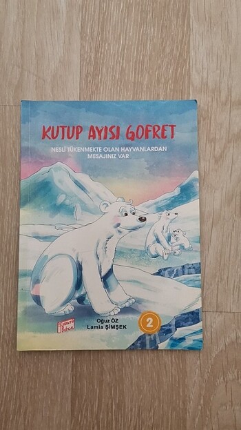 Çocuk Okuma kitabı Kutup Ayısı Gofret