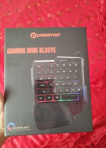 Kırmızı LED Işıklı Gaming Mini Klavye