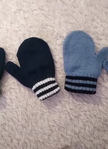 Bebek yün eldiven - Görsel 4