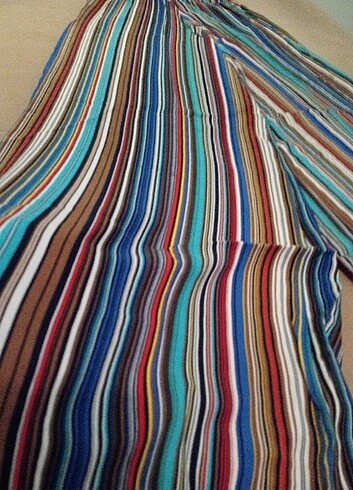 s Beden etnik vintage ince geniş kesim pantolon 