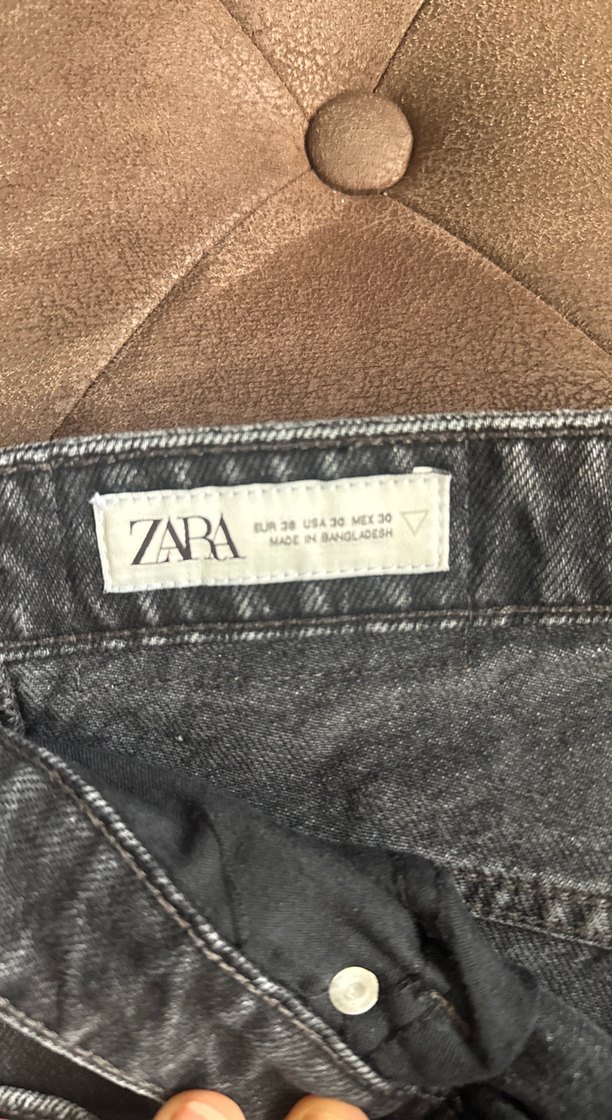 Antrasit Zara jean baggy pantolon - Görsel 3