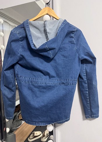 l Beden Kot Denim Ceket