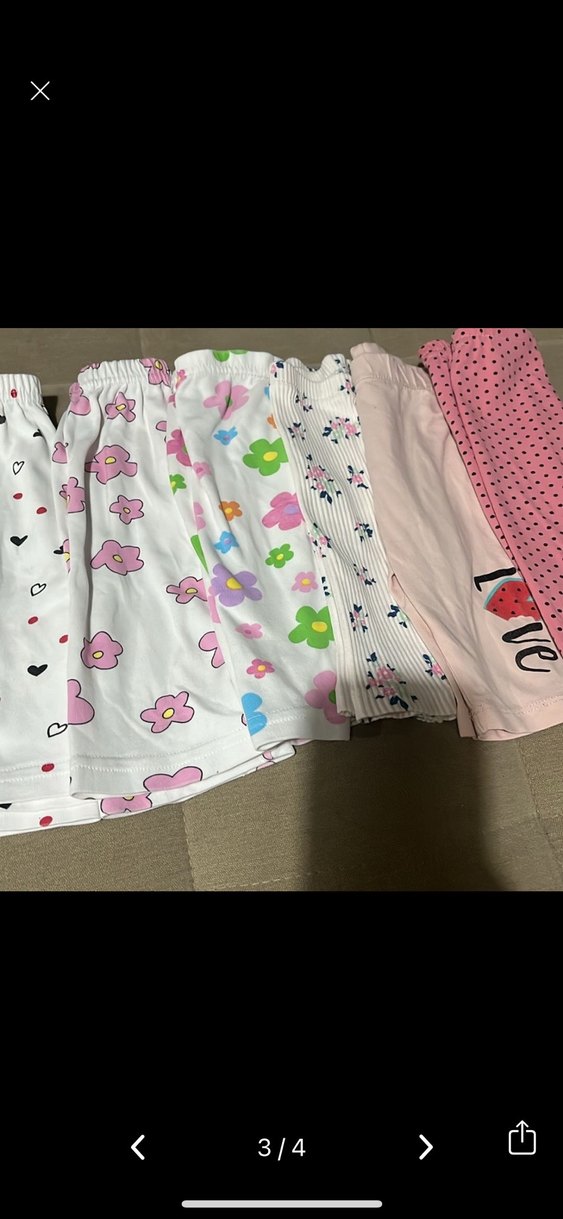 Kız Çocuk Pileli Pamuklu Rahat Kesim Tayt - Görsel 4