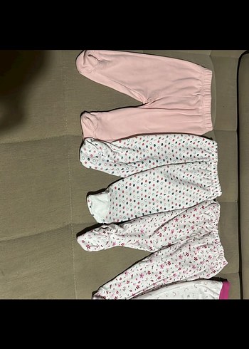 Standart Beden Beden Kız Çocukları için Dantel Detaylı Pamuklu Pantolonlar