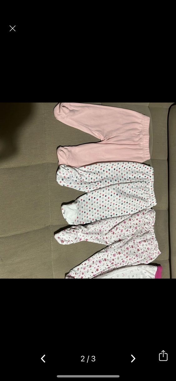 Kız Çocukları için Dantel Detaylı Pamuklu Pantolonlar - Görsel 2